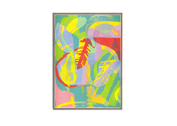 'Leaf Pear Bowl' I A3 Riso Print
