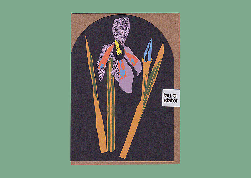 'Iris' I Greetings Card