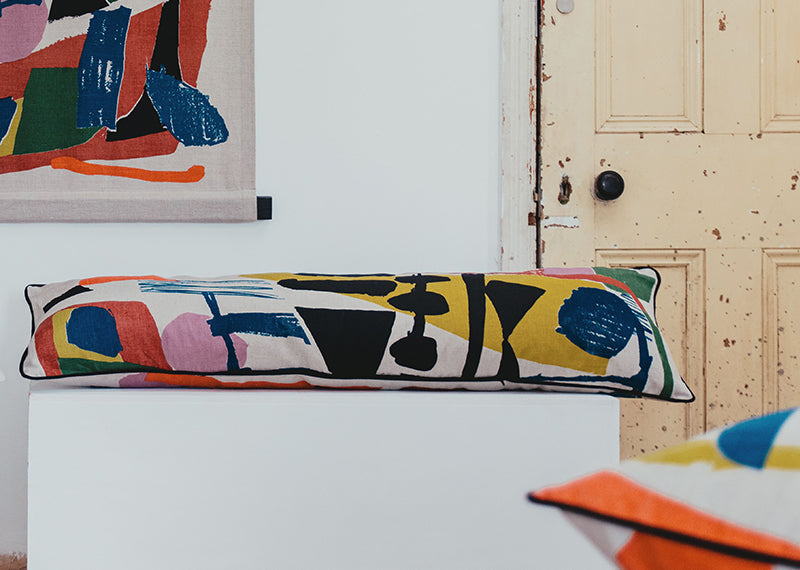 'Kibbo' I Large Bolster Cushion
