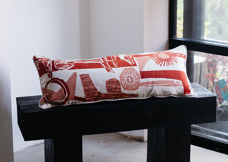 'Figures' I Rectangle Cushion I Case of 2