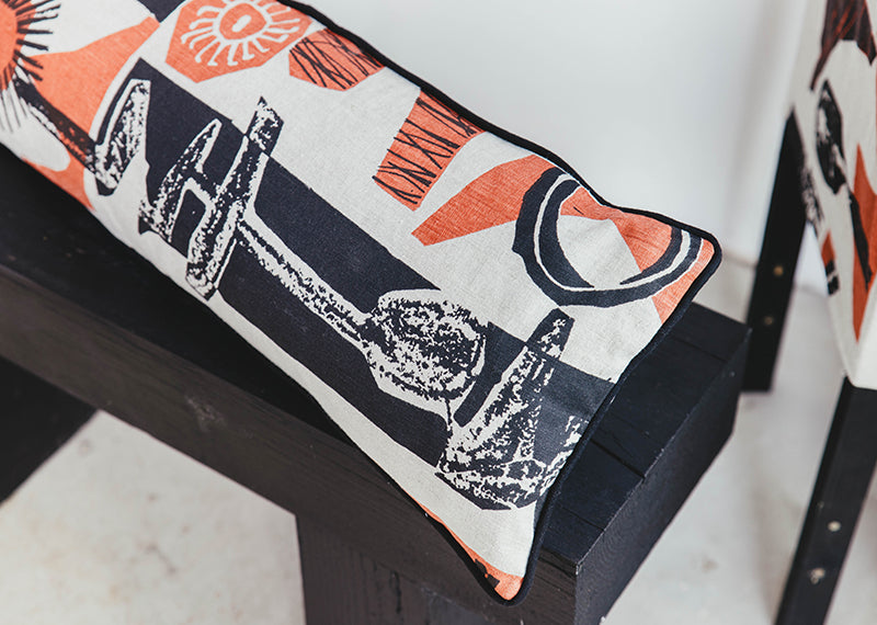 'Figures' I Rectangular Cushion