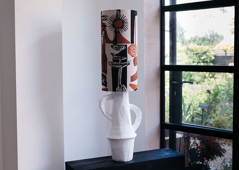 'Figures' I Tall Lampshade I Case of 2